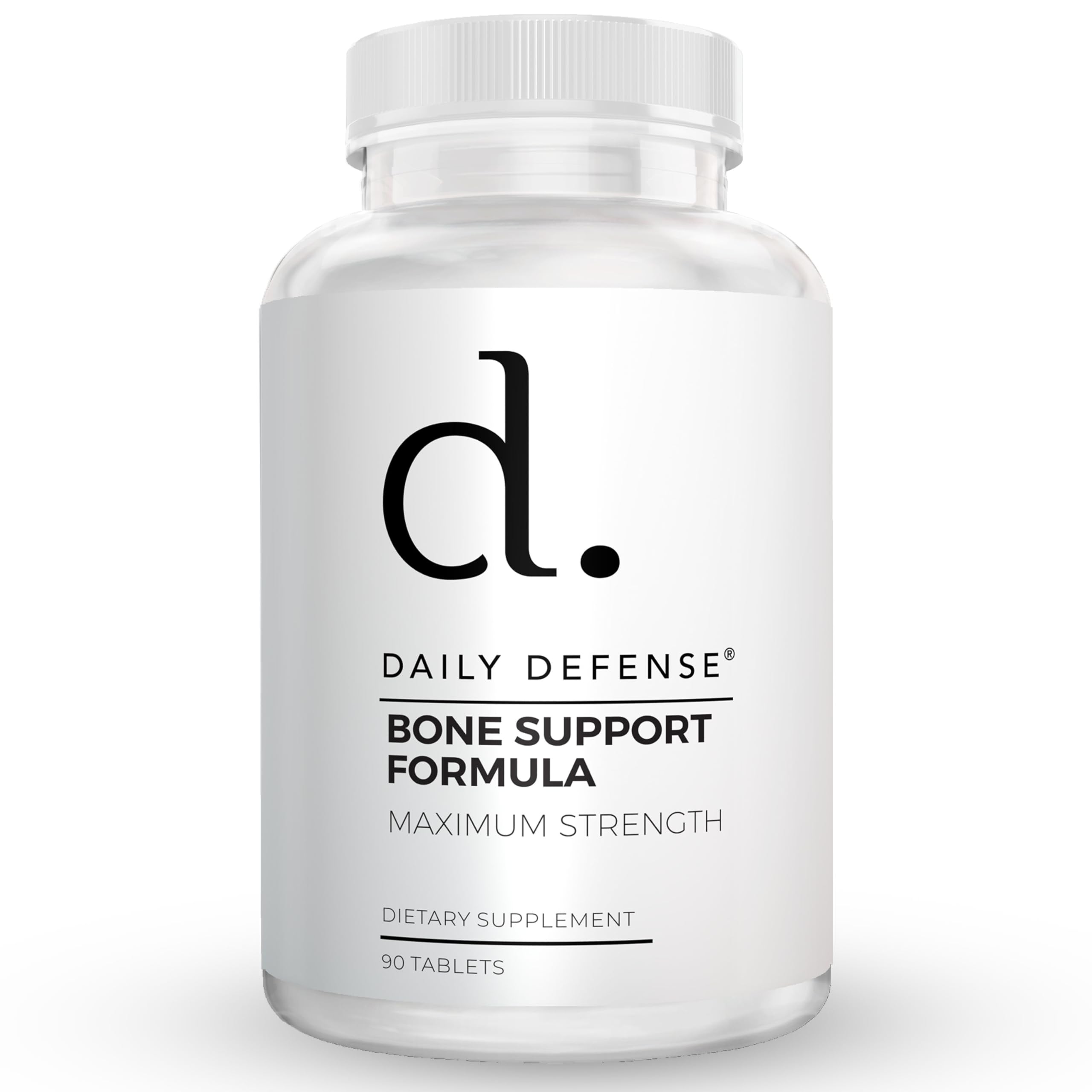 Calcium Supplements for Women & Men Bone Support Formula with Calcium 1000mg, Magnesium, L-Lysine HCl, & More - for Better Flexibility & Mobility - 90 Easy to Swallow Calcium Tablets