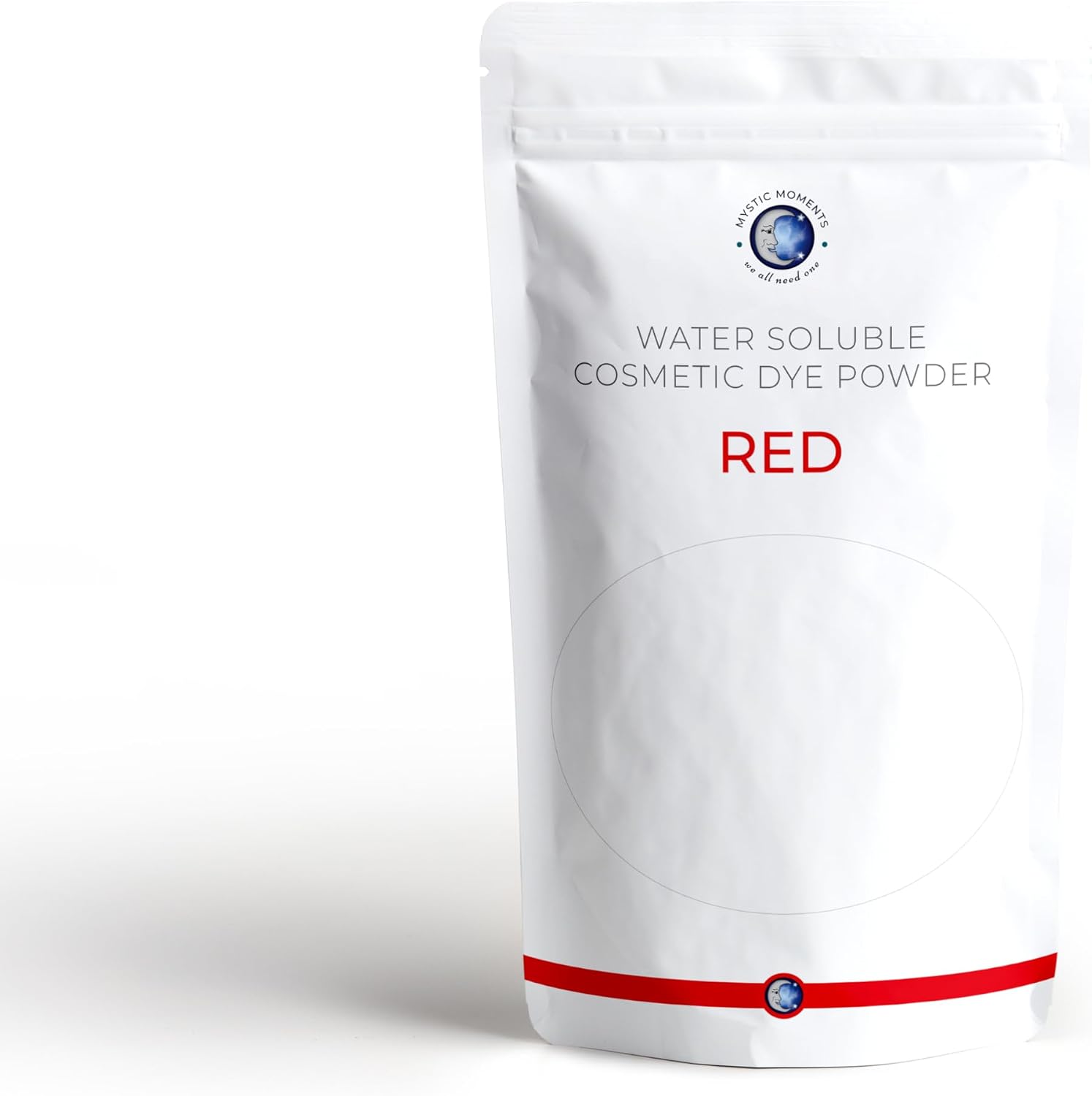 Mystic Moments | RED Water-Soluble Cosmetic Dye Powder 50g (2x25g Pouch) | Perfect for Soap Making, Creams, Make Ups, Shampoos and Lotions, Fuchsia