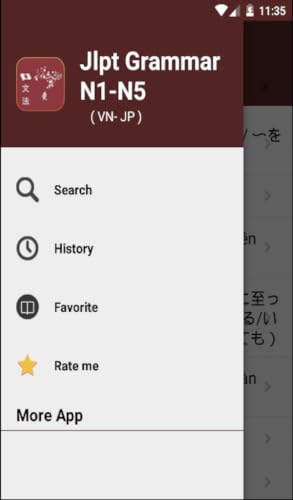 jlpt grammar JP-EN (英−日） – vue 2