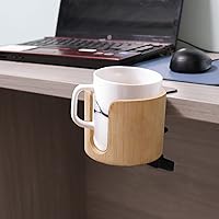 Vista 2 de Soporte antiderrames con abrazadera para borde de mesa, 2 unidades, accesorios de escritorio para juegos y computadora