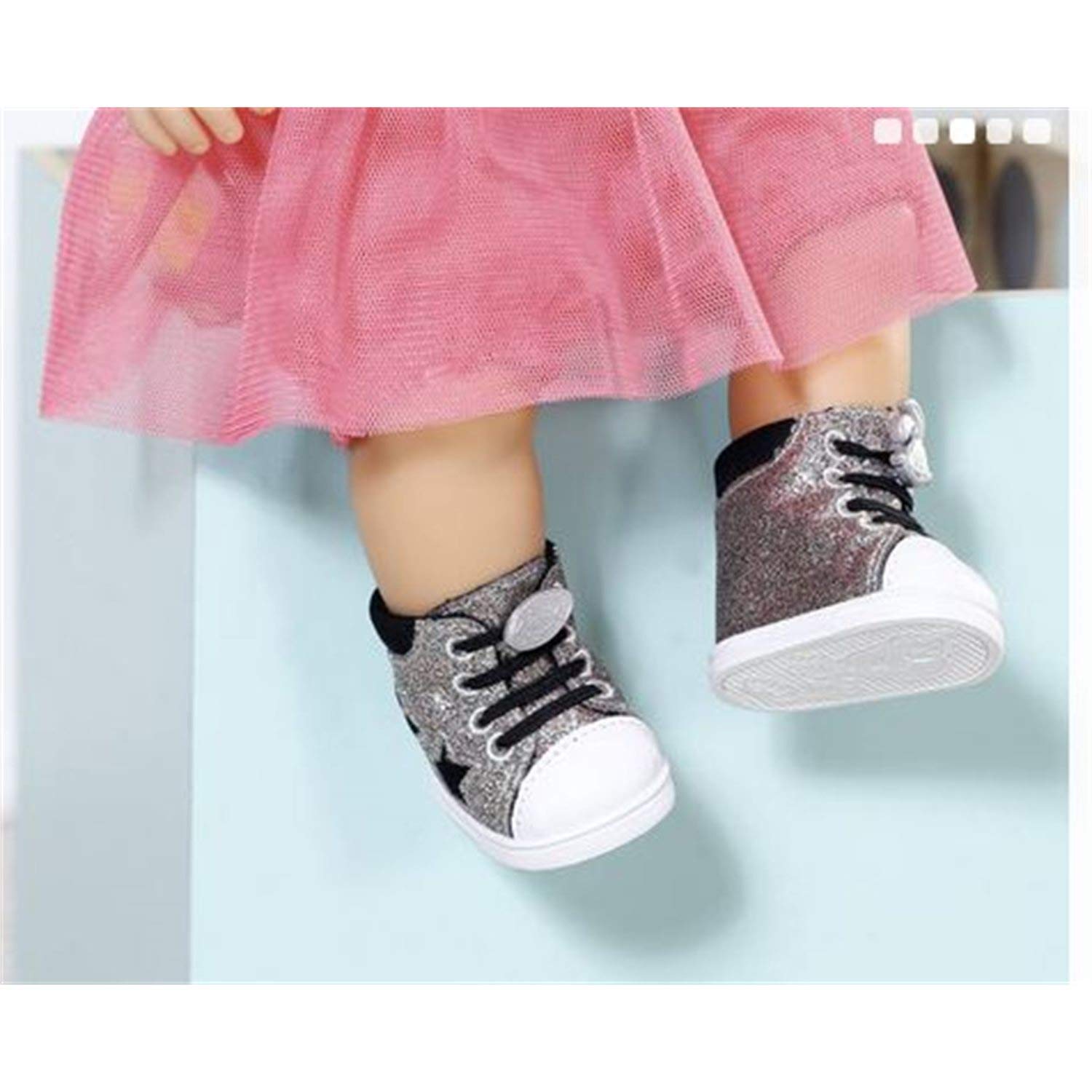 Zapf Creation 826997 BABY born Sneakers ubrania dla lalek 43 cm, 1 para, kolor według zapasów