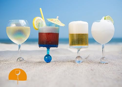 Miniatura 3 de The Beach Glass - Vasos de acrílico clásico resistente a la rotura inastillables para exteriores sin fisuras de coctel 12 onzas Acrílico 12 onzas