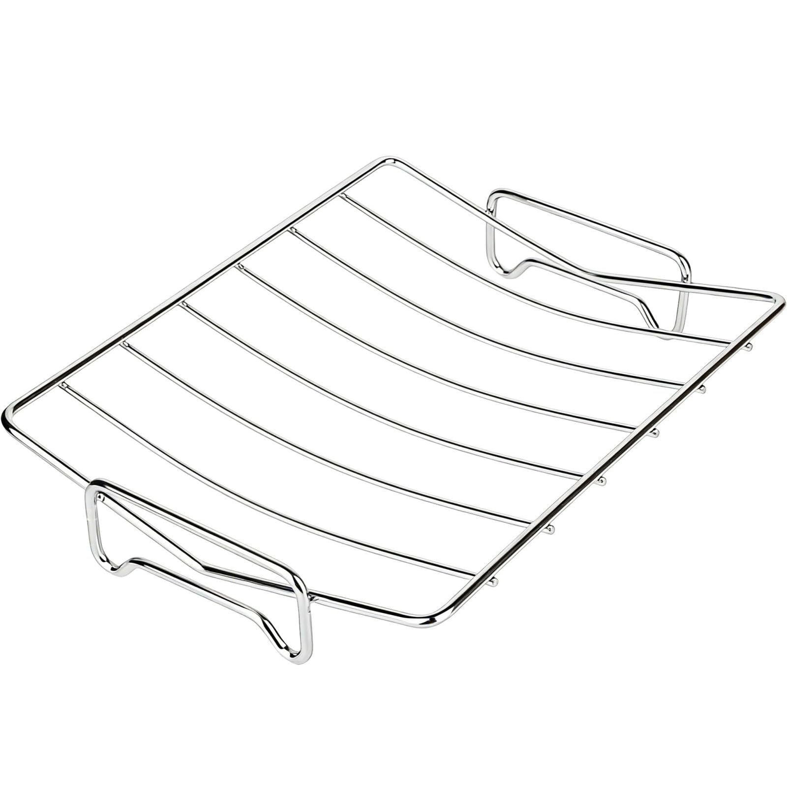 Qisuw V Shaped Grilling Rack Barbecue Racks Grills Holder Turkey Roasting Rack for Camping and Backyard Parties Easy to Clean Easy to Clean
