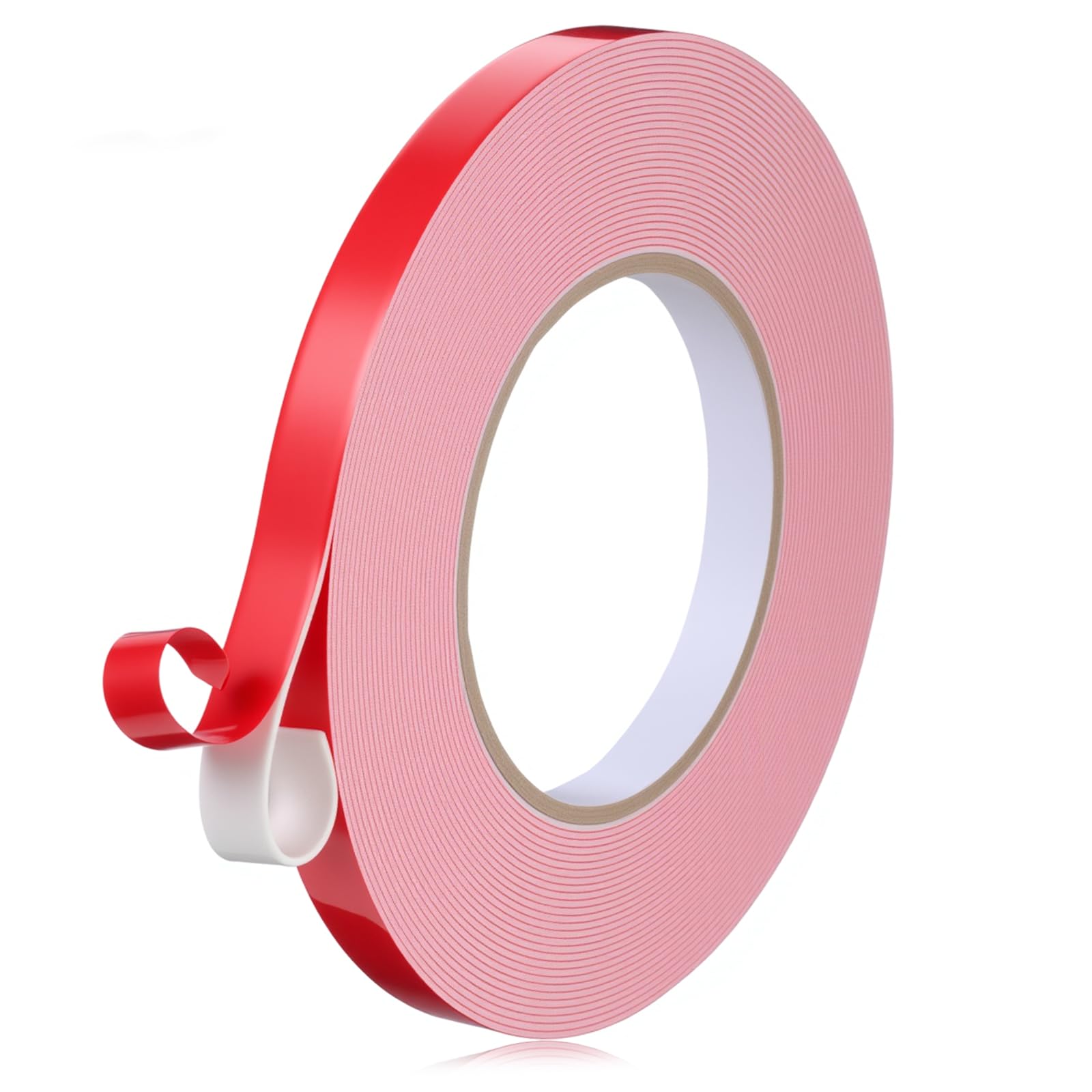 FdcZeyxior Double Sided Foam Tape for Crafts 0.5 in × 32.8 Ft Heavy Duty Mounting Tape No Residue Removeable Foam Tapes Strips Waterproof for Wall DIY Craft Hanging Pictures Posters