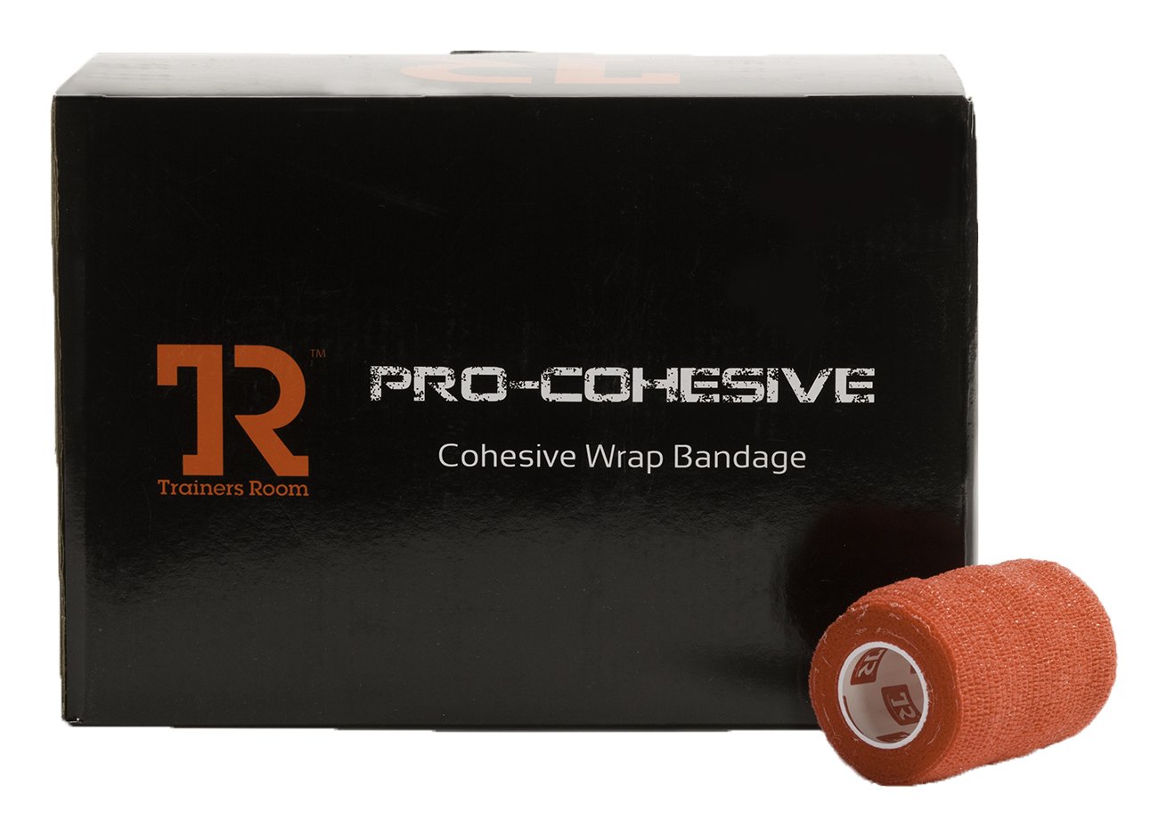 TrainersRoom TR Pro-Cohesive Athletic Wrap Wrap Bandage 3 inch 16 Roll/Case