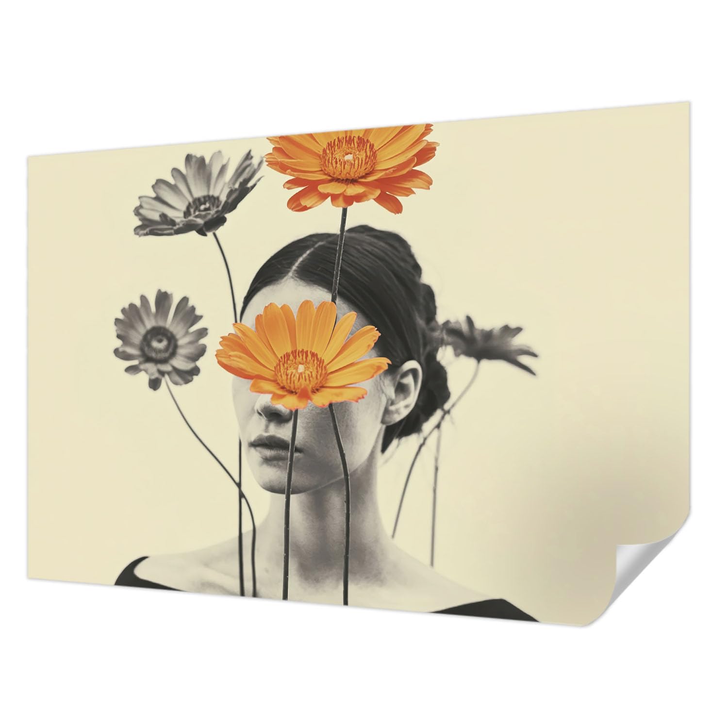 Papier peint photo autocollant pose murale facile sans colle Tulup
