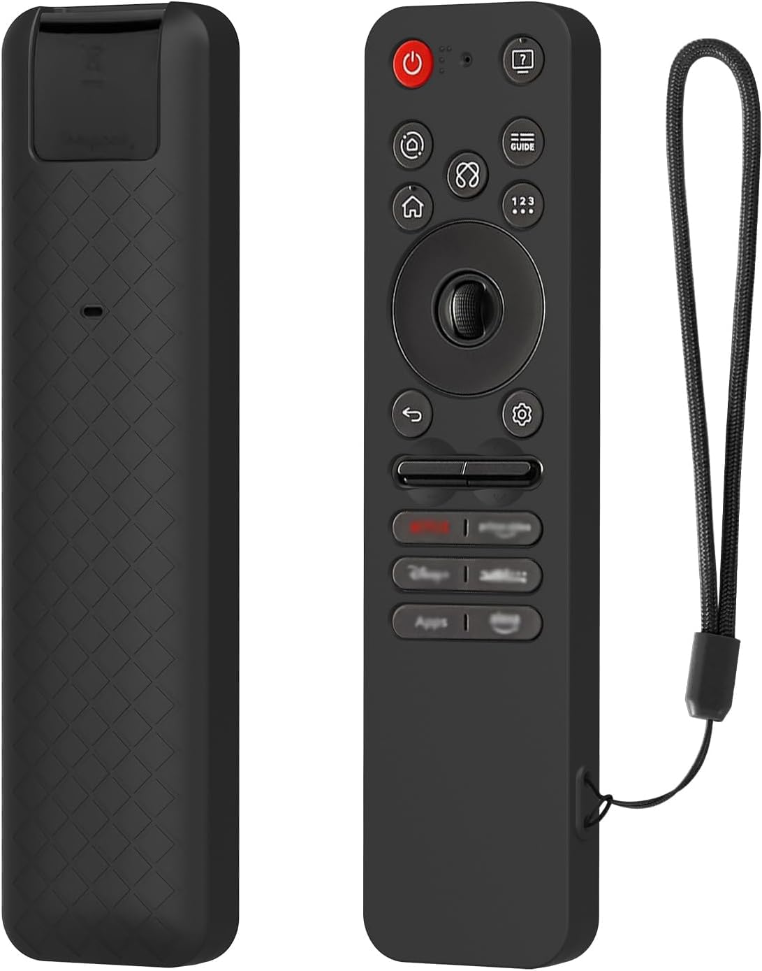 Cover MR25GA Tv Remote Cover Compatible with LG Smart TV Remote LG MR25GA Full Wrap Protective Case with [ E-Blac ] [Remote NOT Included]-image-41