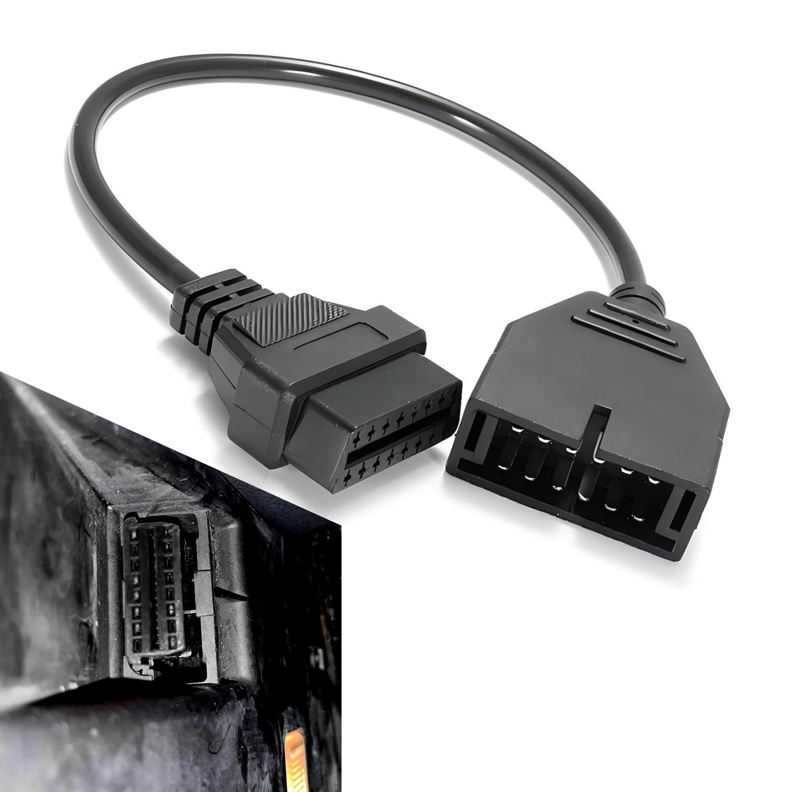 Ob2 Scanner 1 PC OBD1 Scanner Connector, 12 Pin To ... - Jamaica Obd 1 ...