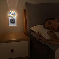 Vista 6 de Niapessel Night Lights Plug Into Wall Retro 90s Funny Quote Print Nightlights with Light Sensors Led Night Light Automatic for Bedroom Hallway