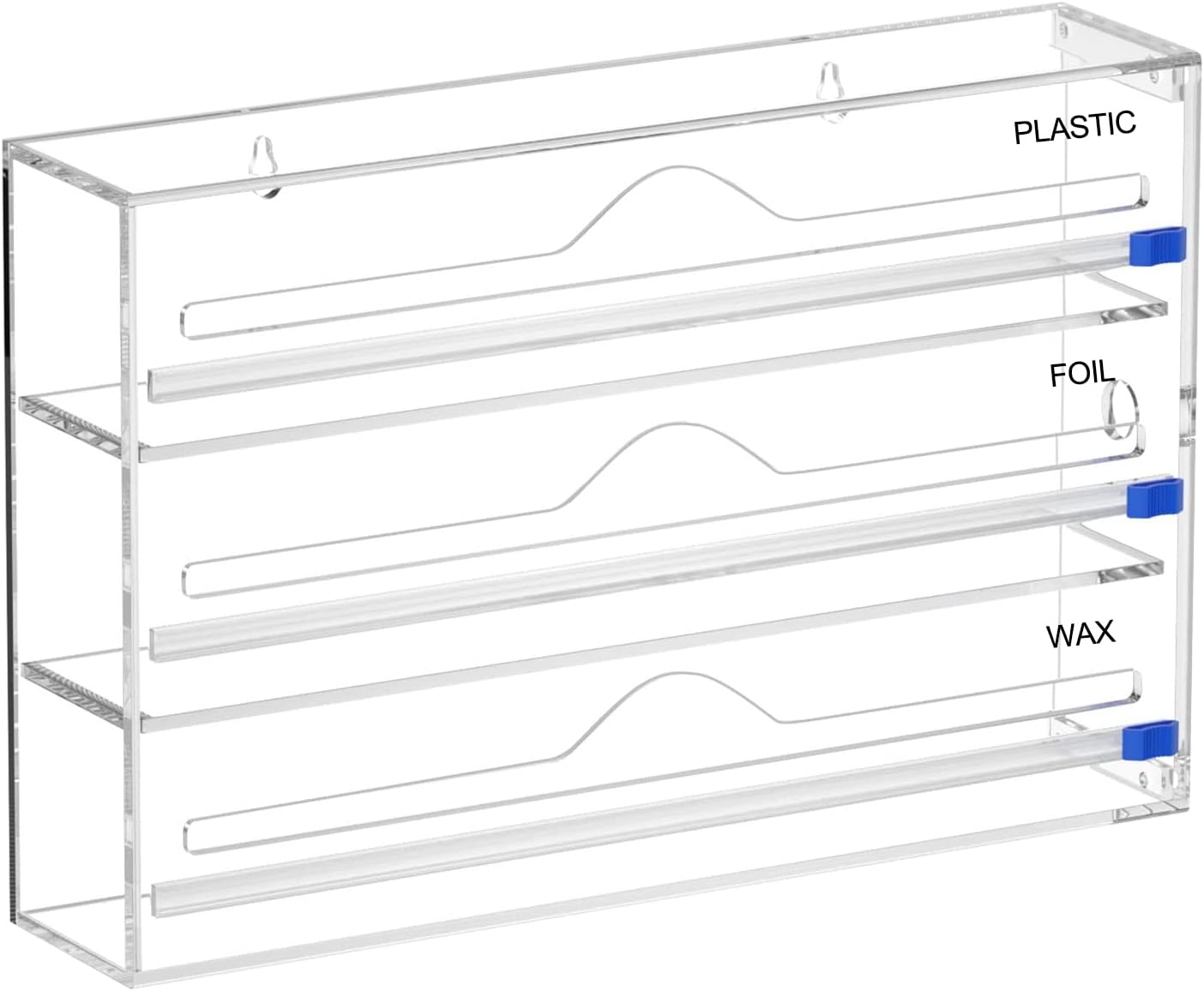 Choowin 3 in 1 Wrap Dispenser, Acrylic Plastic Wrap