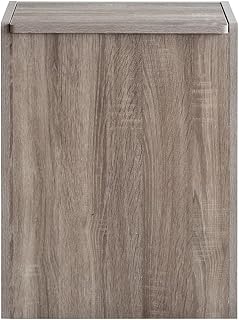 宮武製作所 木製キッチンペール 隠しキャスター付 ニオイ漏れを防ぐフタ付 45L DB-650R_GJ グレージュ