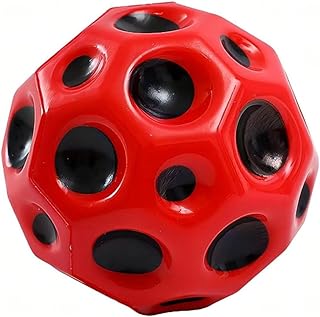 ProCover Bounce Ball,Super High Bouncing Space Bounce Ball,Helps Improve Hand-Eye Coordination,Which Used by Athletes as a Sport Training Ball (red)