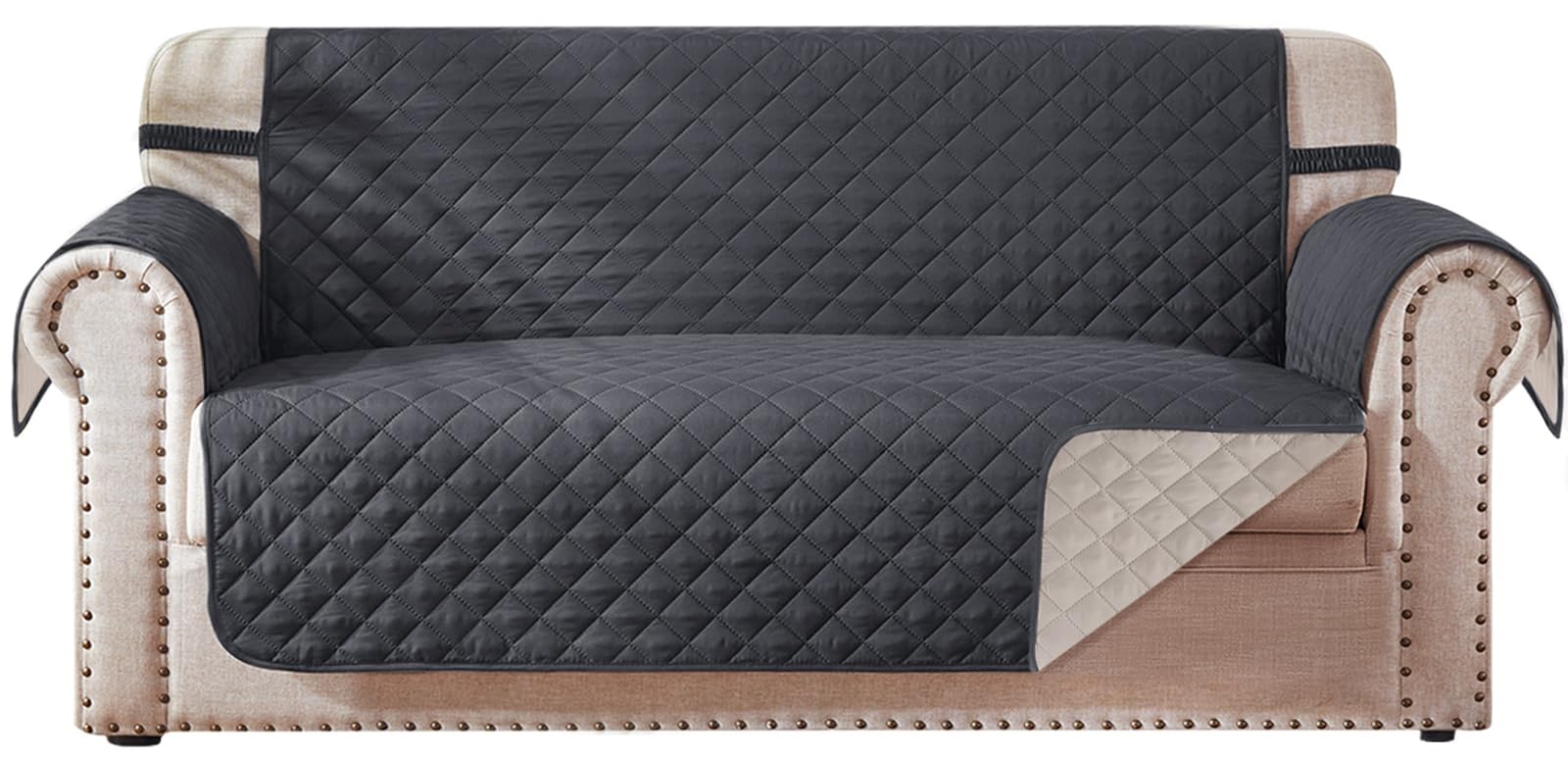 Housse de causeuse réversible HOMERILLA pour préserver le confort du salon