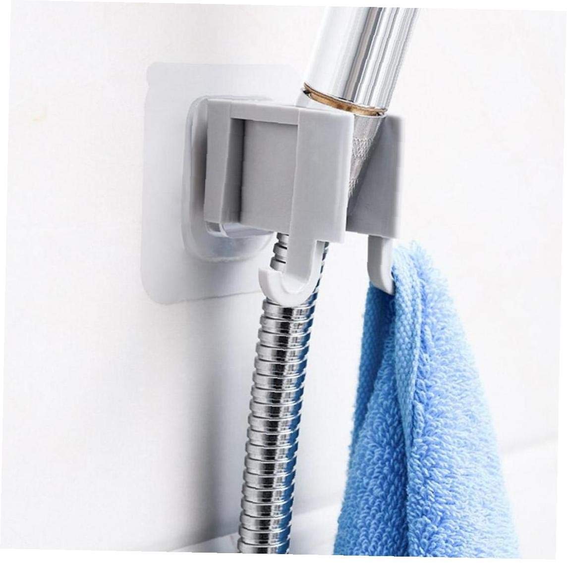 CULER Duschkopf-Halter Selbstklebend – Beweglicher Brausekopfhalter Aus Kunststoff, Mehrfarbig