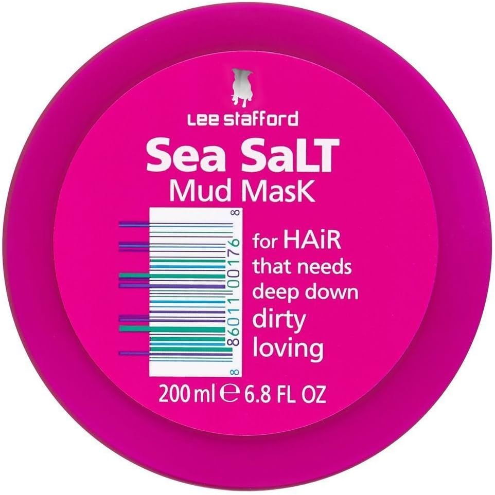 Lee Stafford Sea Salt Mud Mask for Beachy Waves - Deep Conditioning Hair Mask Treatment