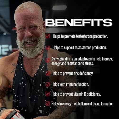 Miniatura 7 de Potenciador de testosterona para hombres bloqueador de estrógenos complementa la energía natural la fuerza y la resistencia el crecimiento muscular