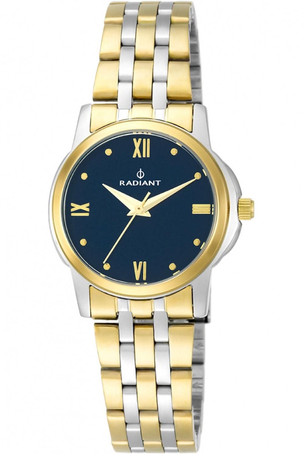 Radiant Women's Quartz Analogue Watch with Steel Band, Blue, Bracelet