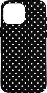 iPhone 16 Pro Max Polka Dot Pattern Black And White, Women Girls Polka Dots Case - Buy now