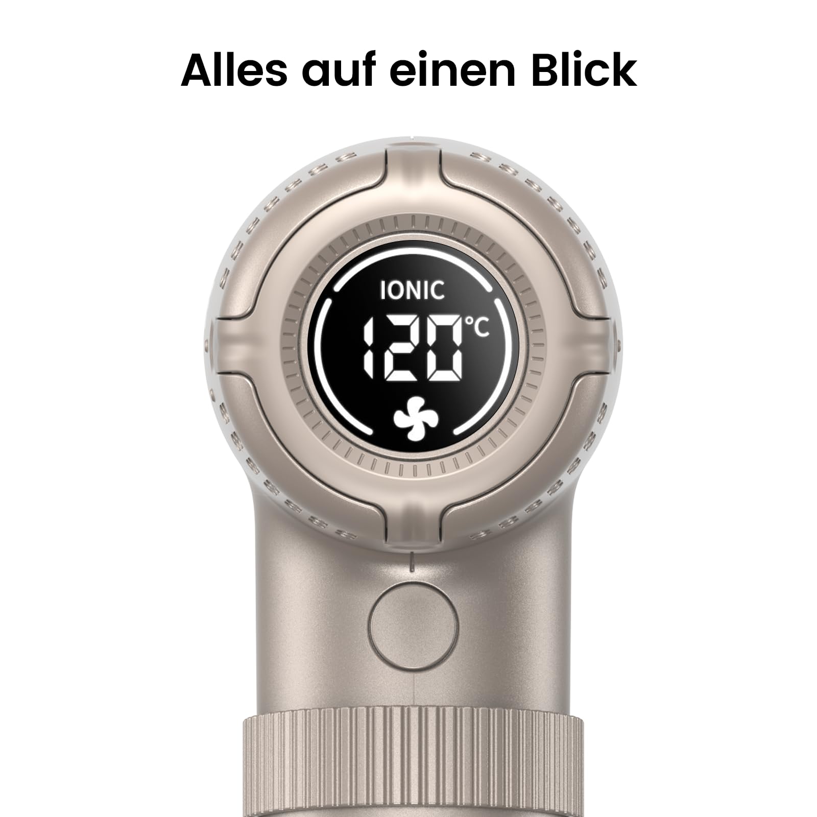 CrazyMar Haartrockner mit Diffusor, 8X Schnelleres Föhn Ionen, 110,000RPM Bürstenloser Motor Haarfön, Fön mit 48 Modi, LED Anzeige, für Professioneller Salon, Zuhause, Reisen