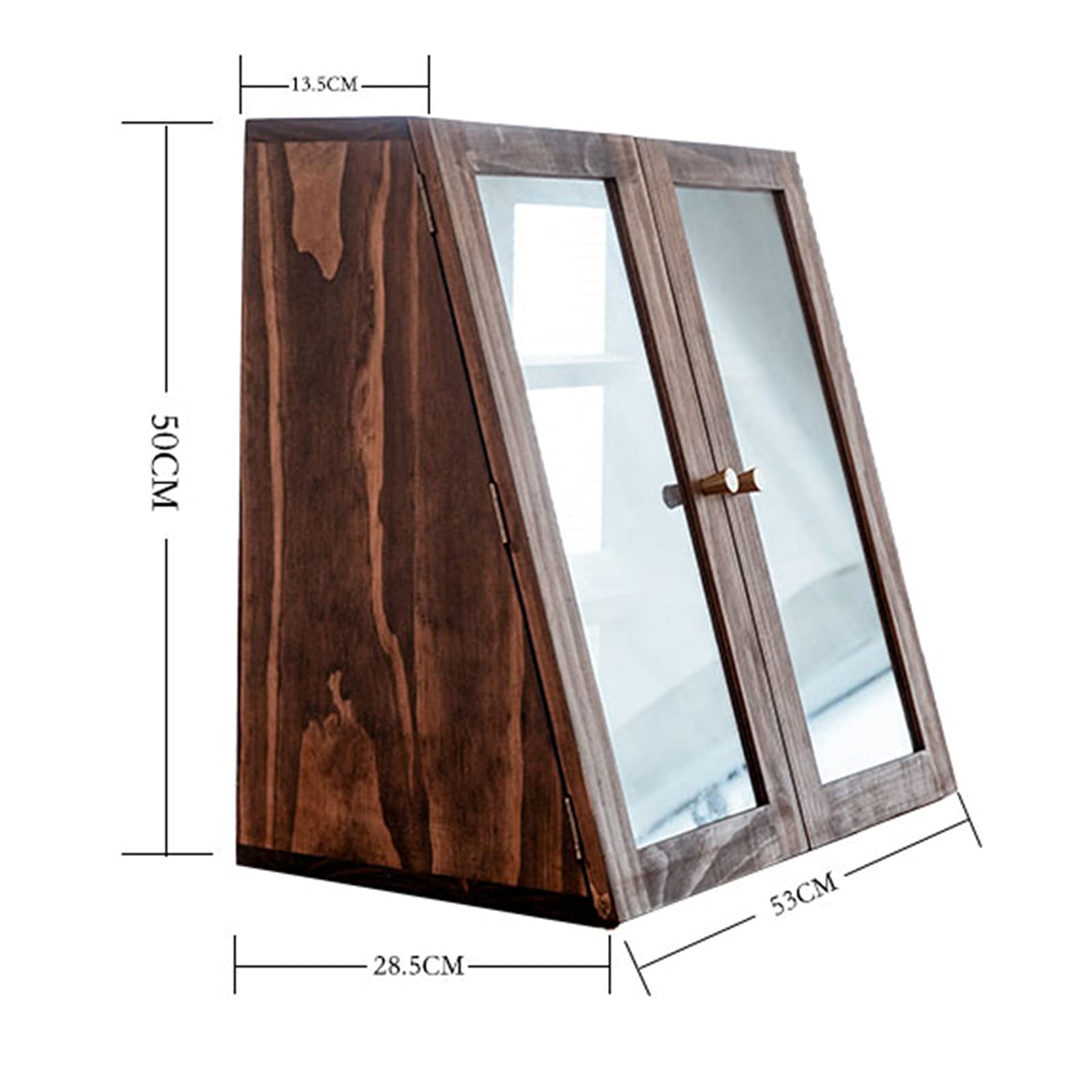 Große 3-lagige Brotbox mit transparenten Fenstern, Brotaufbewahrungsbehälter für Geschirr und Lebensmittel-Restaurant-Vitrine