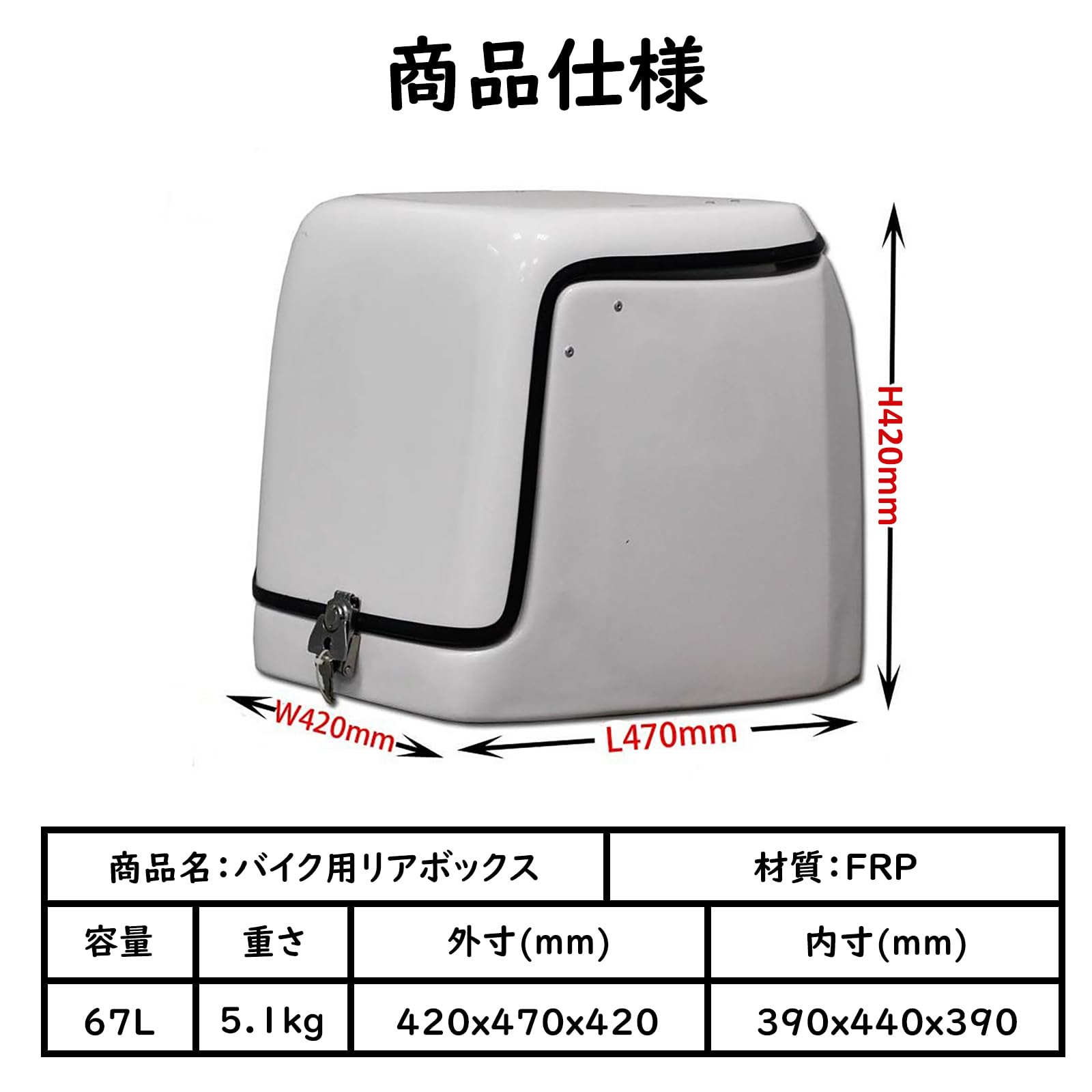 デリバリーリアボックス デリバリーボックス トップケース リアボックス ベンリィBENLY ギア