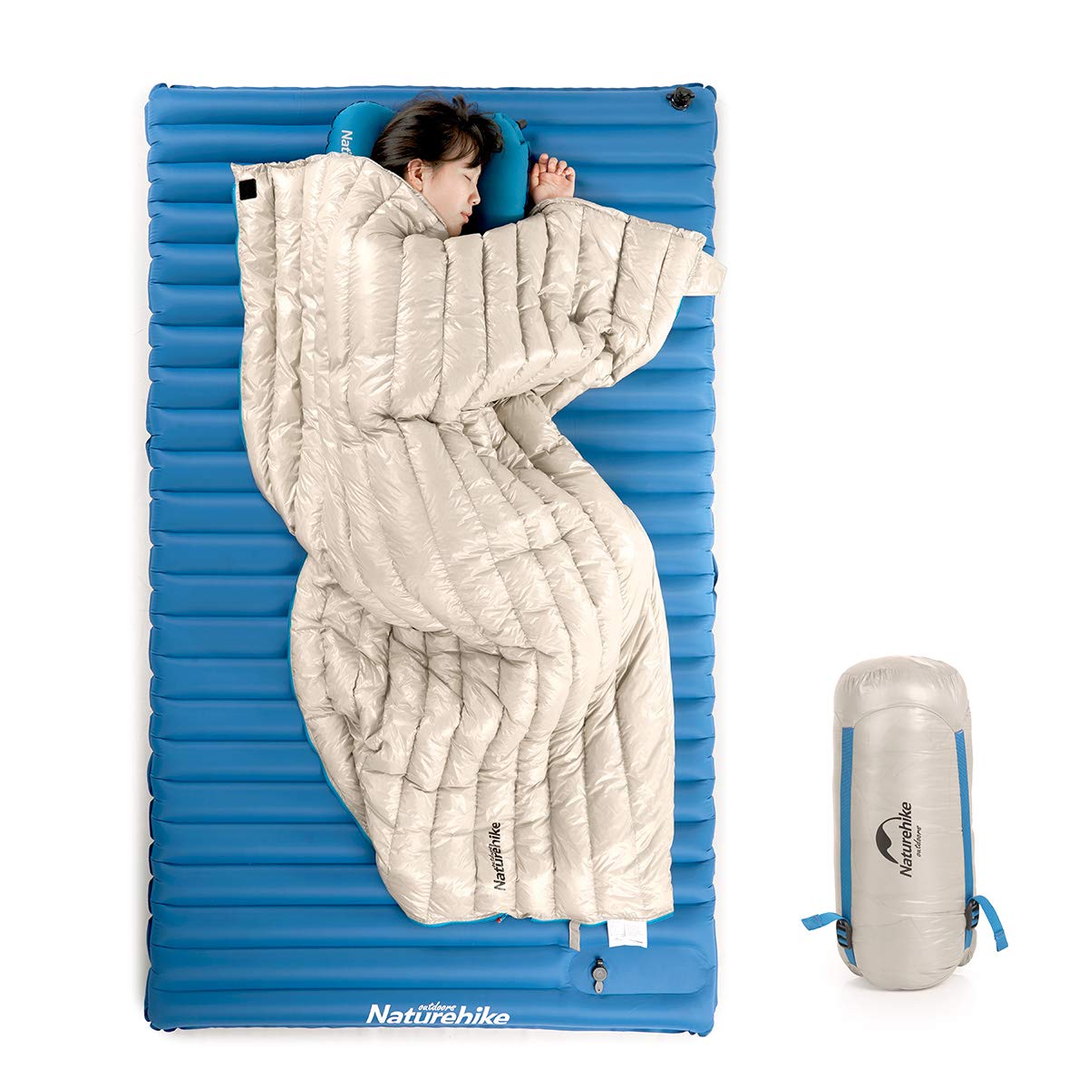 Naturehike Ultralichte slaapzak van 4,51 oz - reistas en campinghanddoek voor volwassenen