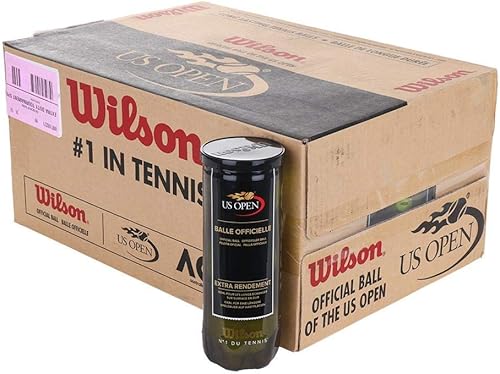 Wilson US Open, pelotas de tenis resistentes, viene con estuche.