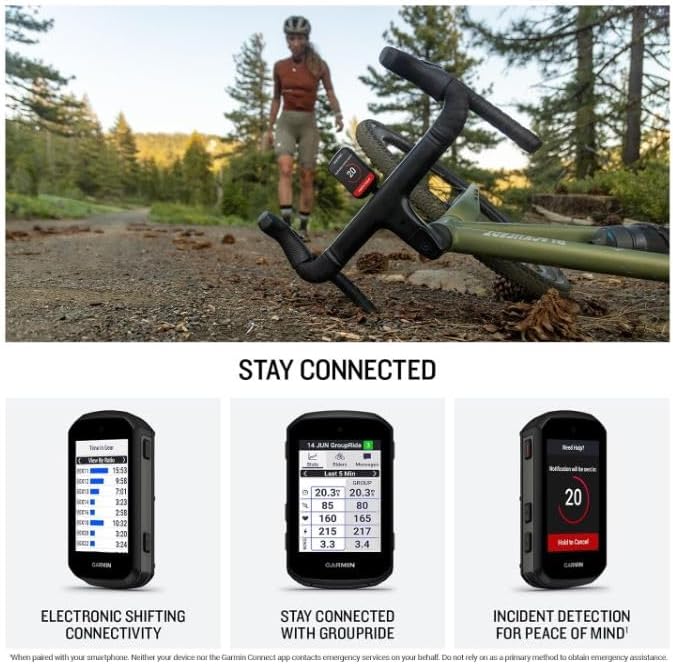 Miniatura 5 de Garmin Edge 550 - Computadora de ciclismo compacta con GPS, pantalla de color vivo de 2.7 pulgadas con paquete Wearable4U PowerBank