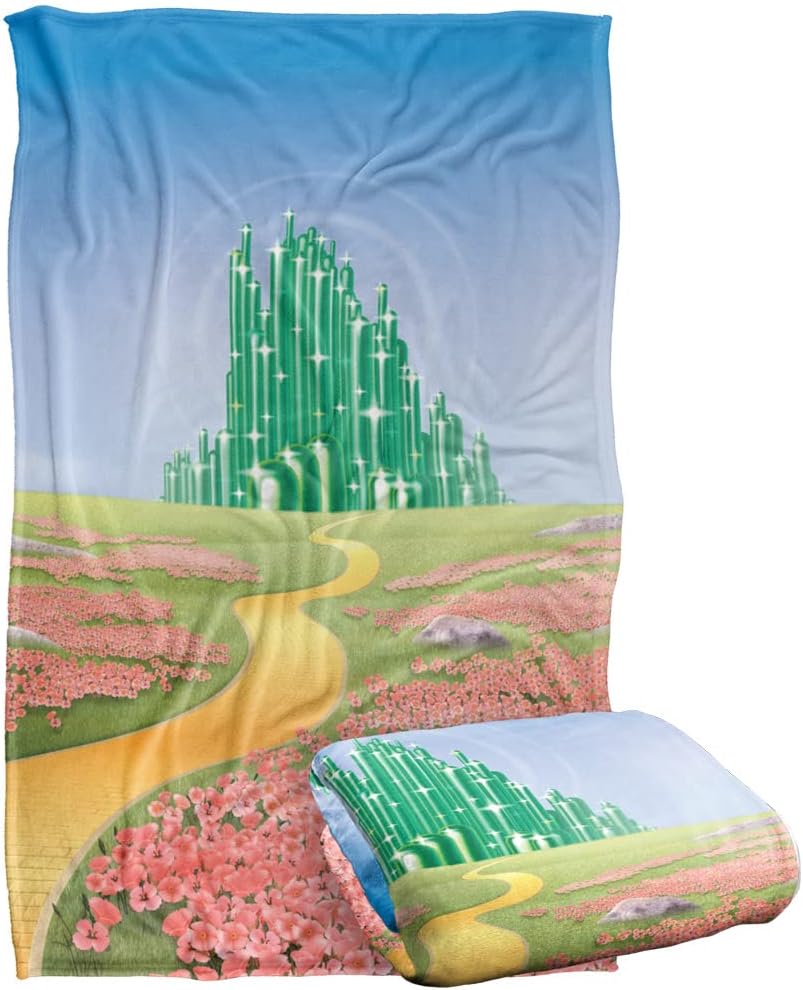The Wizard of Oz Yellow Brick Road Silky Touch Super Soft Throw Blanket 36" x 58"