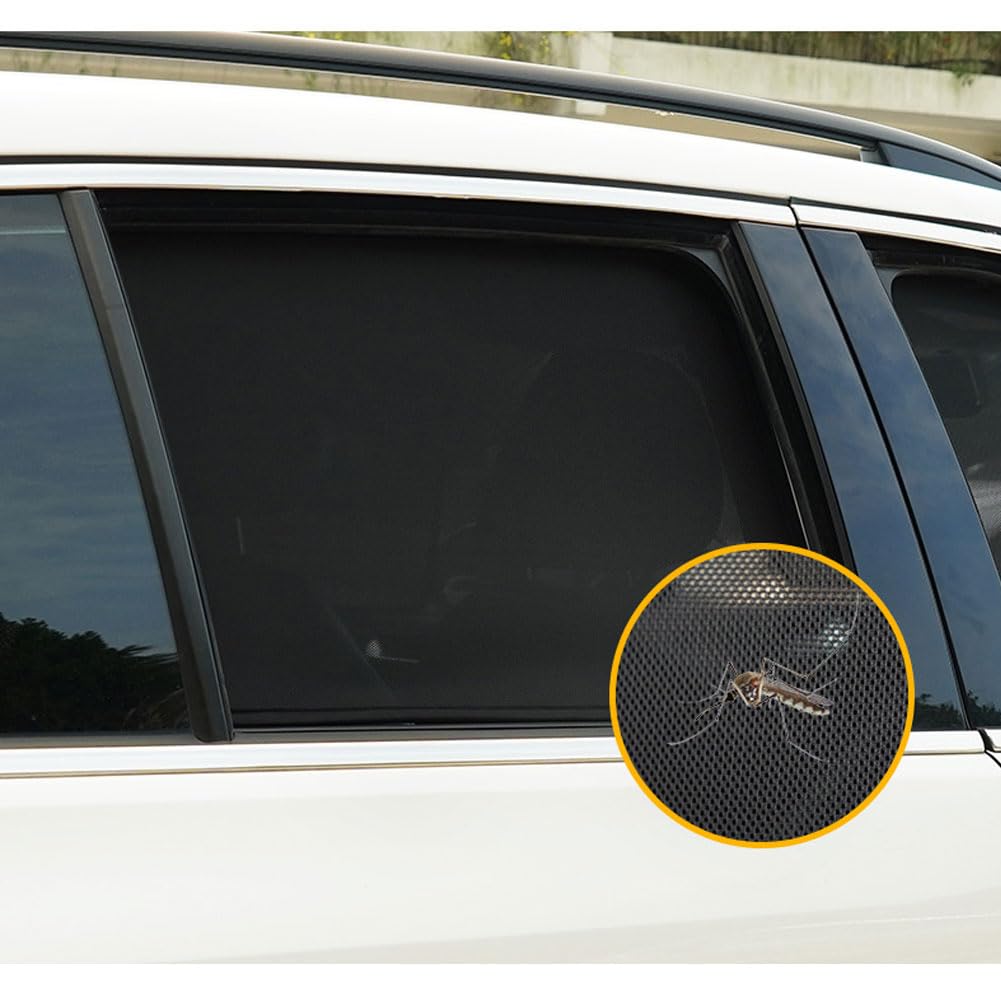 Tendine Parasole Auto per Mitsubishi ROMMY 2019, Bambini Tenda Parasole Traspirante Privacy Finestrini Laterali Tende Oscuranti, 7pcs Wholecar