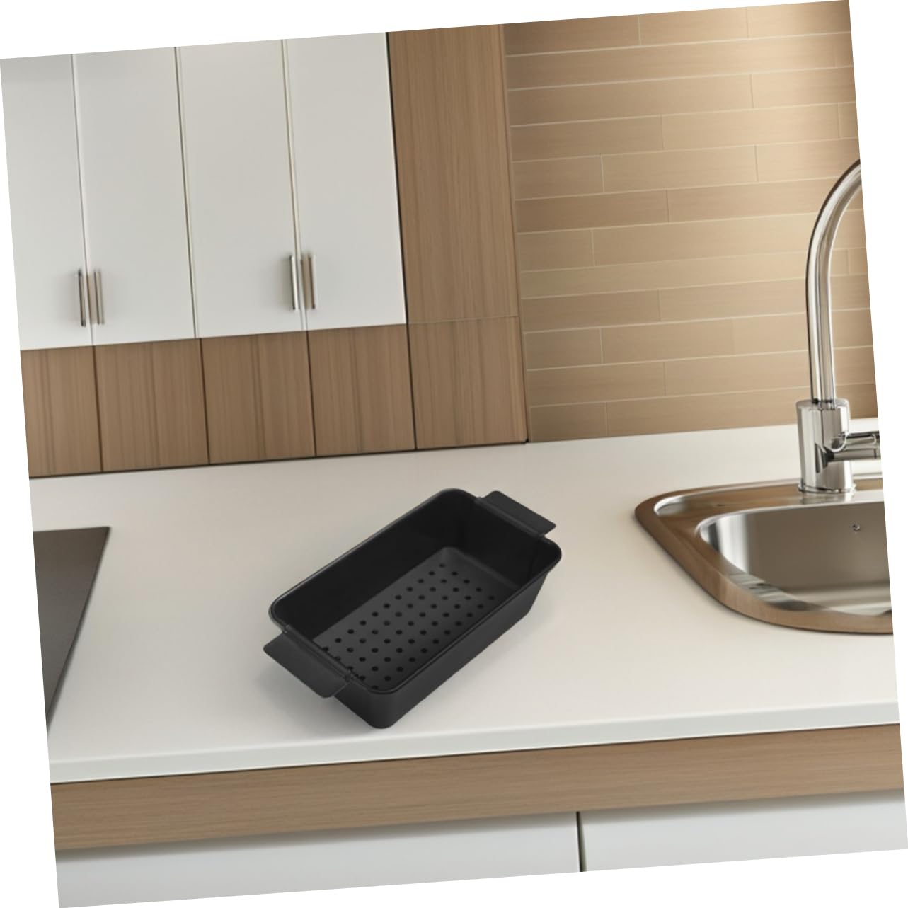 Molde para Tostadas Negro 2 Piezas de Acero al Carbono Antiadherente | Tapa, Apto para Pan de Carne y Pasteles, Uso Doméstico en Horno, Liberación Fácil