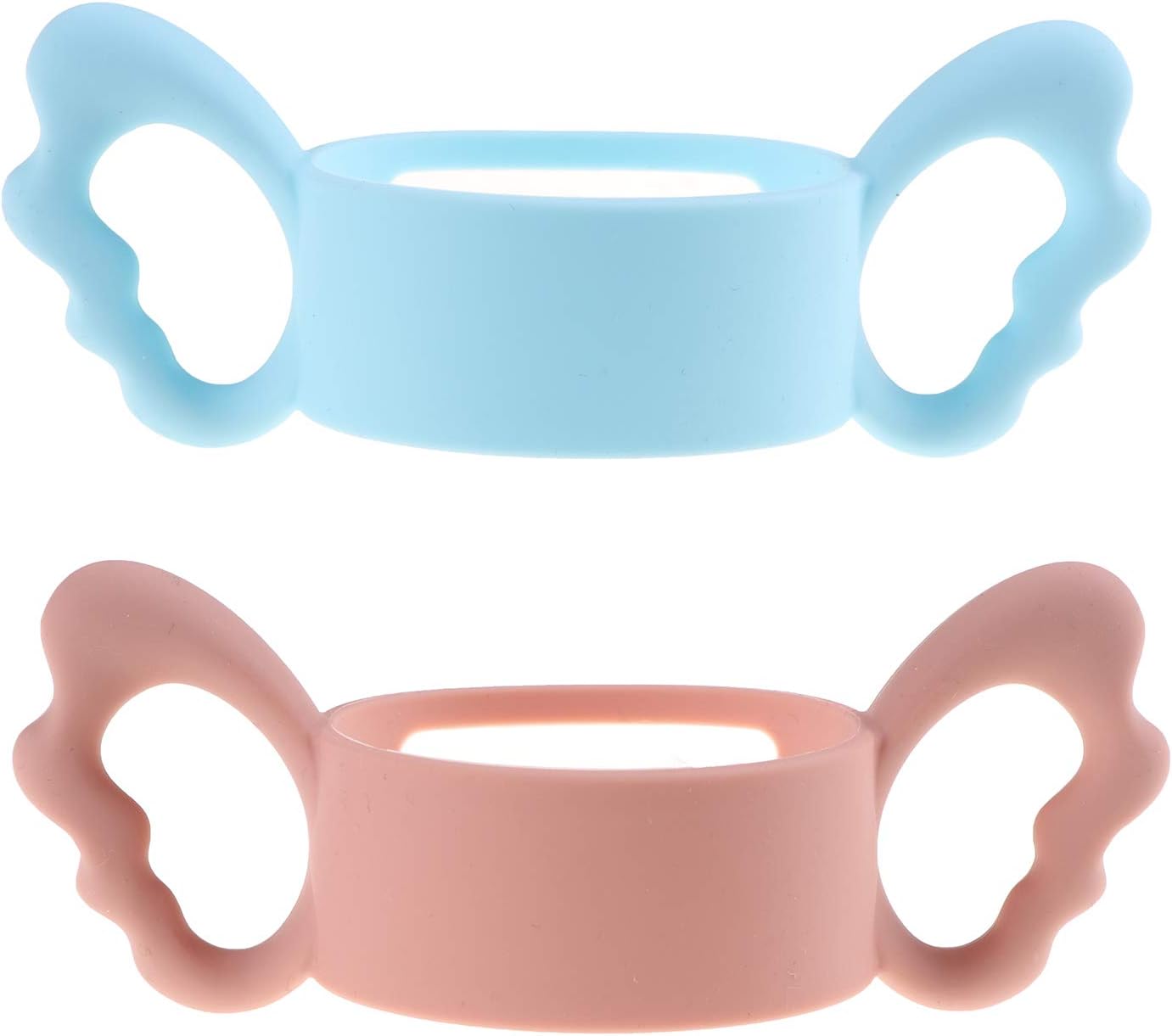 CCCYMM Silicone Wide-Neck Baby Bottle Handle, Outer Diameter Over 6cm for Bottle (Pack of 2)