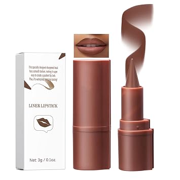 Liner Lipstick 2 in 1 Lip Liner and Lipstick Long Lasting Waterproof Smooth Matte Finish Easy Glide Lip Combo Dual Function for Perfect Gradient Look Ideal for Any Occasion #01 Milky Tea