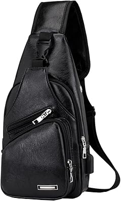 Men's Sling Bag Chest Shoulder Backpack Crossbody Messenger Multipurpose Daypack