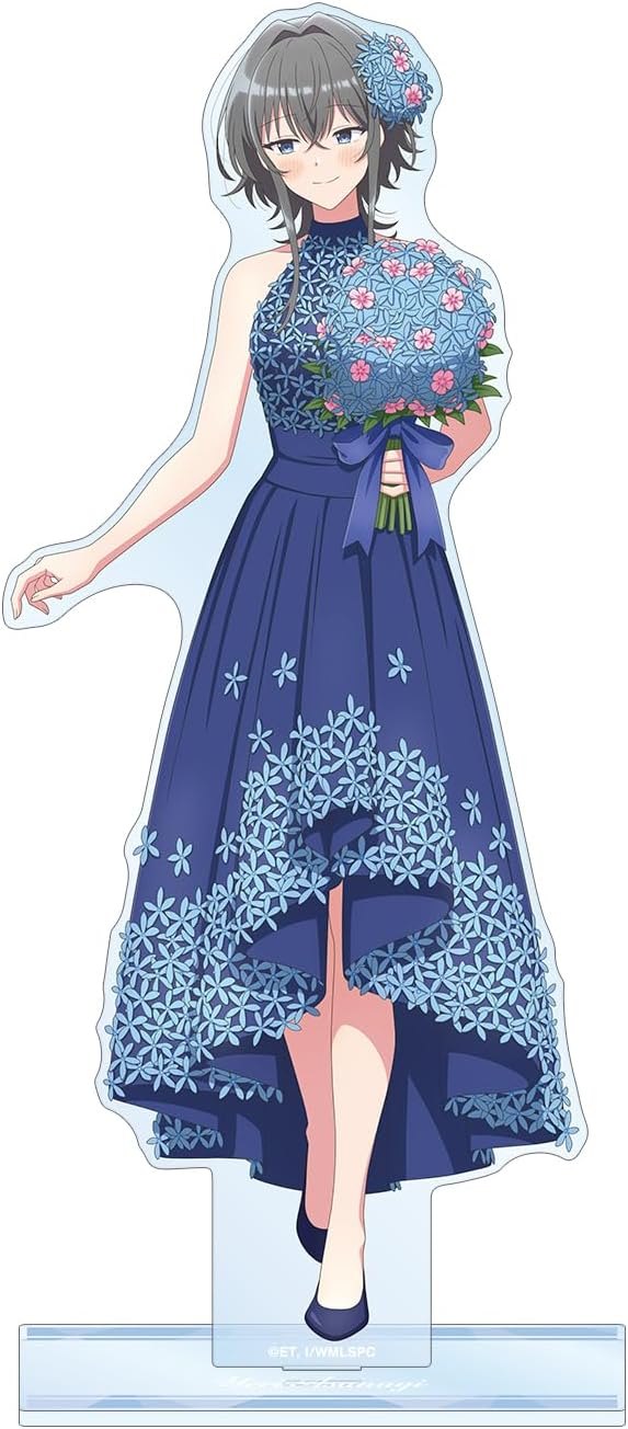 TV Anime Singing in Love Illustrated by Ii Asagi Flower Petal Dress Ver. Extra Large Acrylic Stand