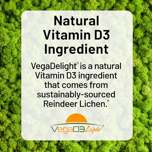 Image of NatureWise Vegan Vitamin D3 5000IU Supplement from Lichen, 60 Softgels | Immune, Muscle, & Bone Health Support - High Absorption D3 in Organic Cold-Pressed Olive Oil - Non-GMO - 2-Month Supply