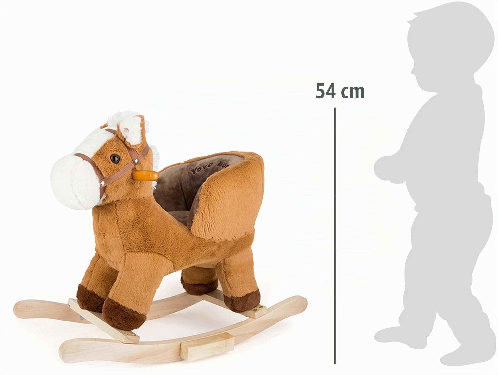 small foot 10616 Cavallo a Dondolo in Stoffa Morbida