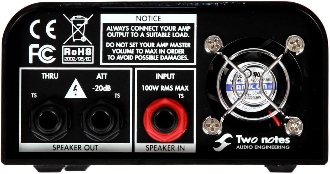 Two Notes Torpedo Captor 4 rear panel