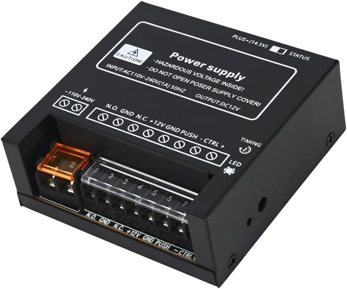 Power Supply Controller for Door Access System Electric Lock Intercom Camera Input 110V-240V AC to Output 12V DC 4A
