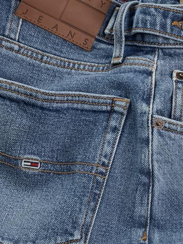 Tommy Jeans Damen Jeans Hose Mom Jean High Waist, Blau (Denim Medium), 32W/25L – Ansicht 4