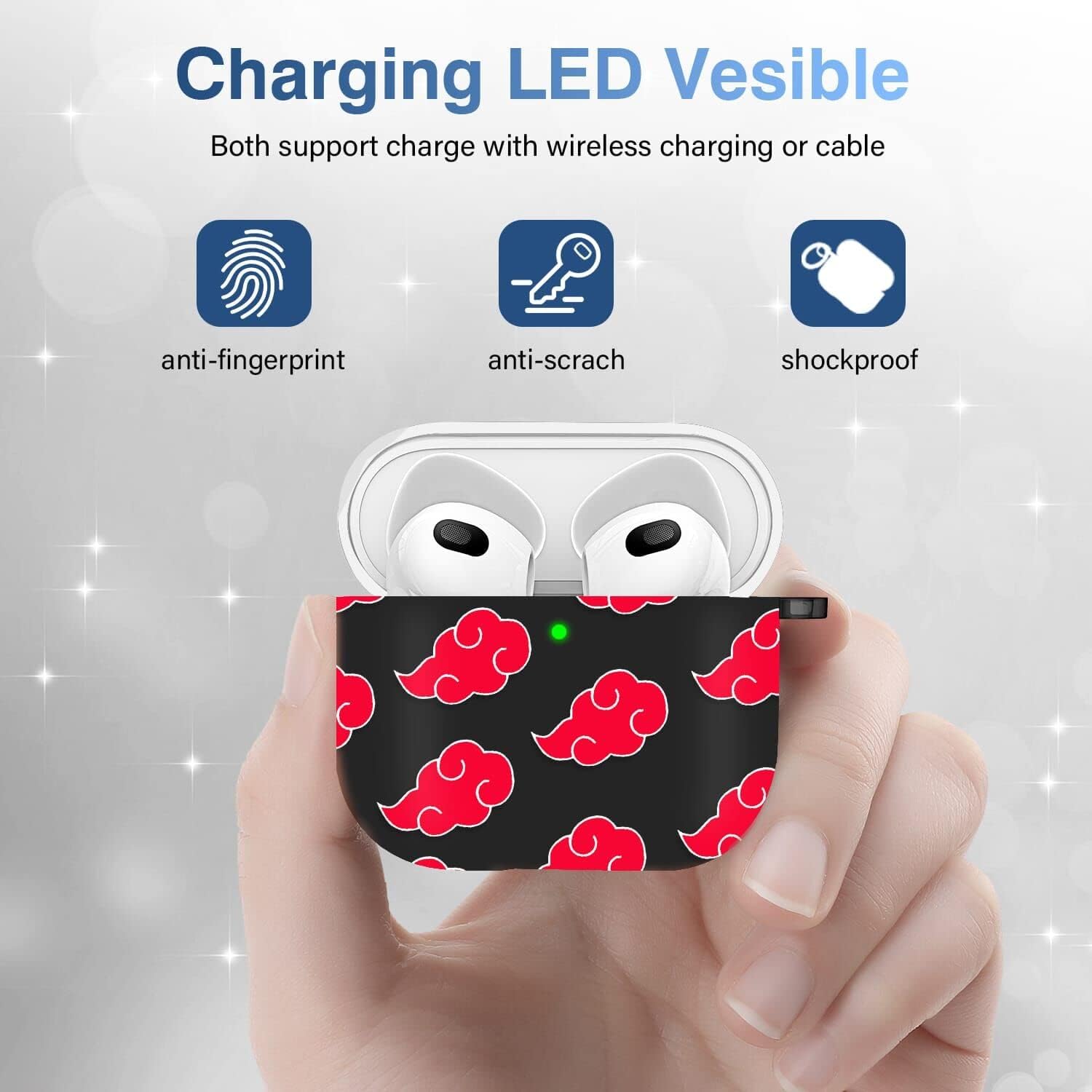 Best AirPods 3 Case Cover - Airpod 3rd Generation Case (2021) with Keychain,Protective Case for Airpods 3rd Generation Charging Case…
