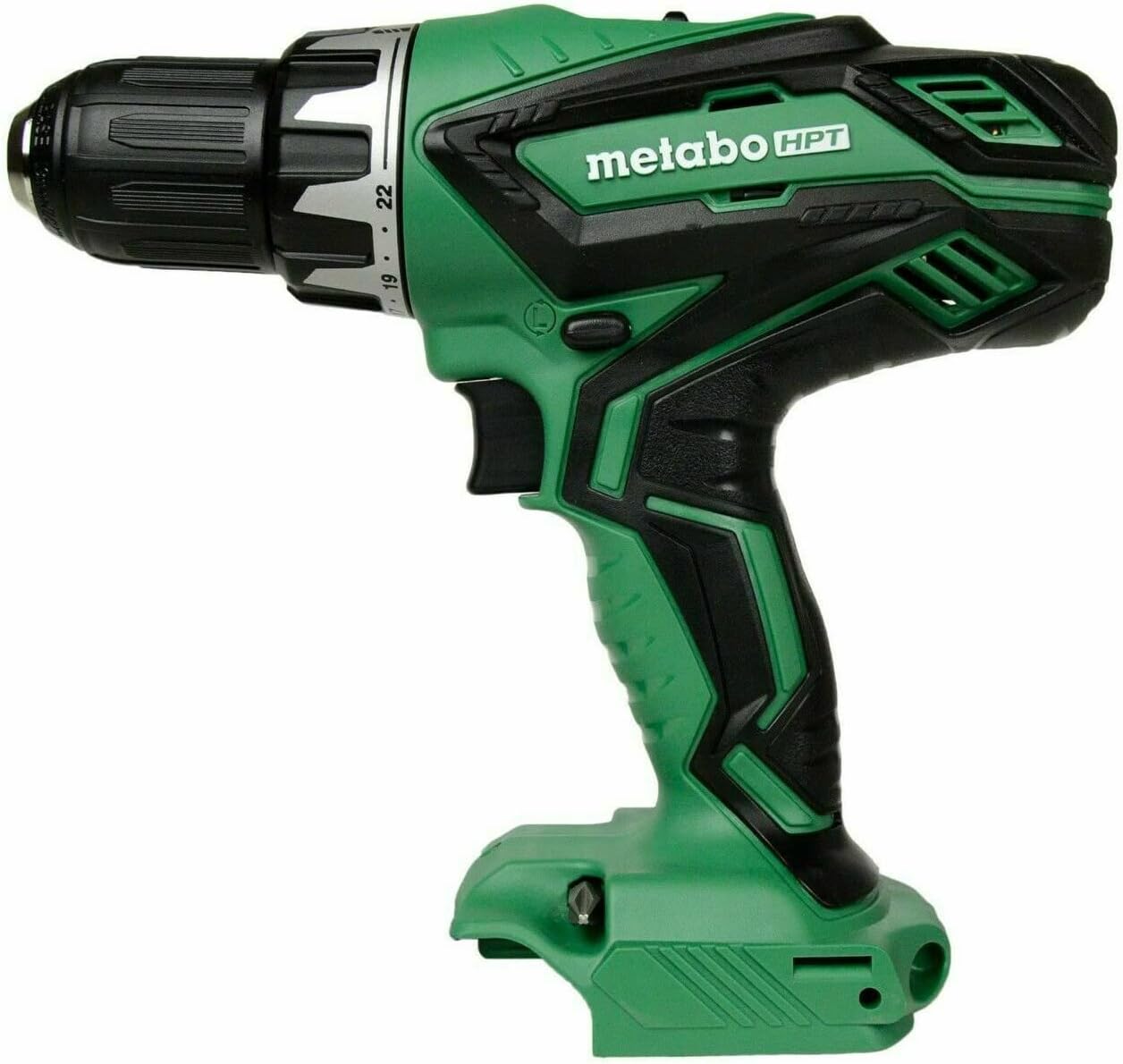 Metabo HPTDV18DGLP4 18 Volt Lithium-Ion Cordless Hammer Drill, Tool Only (No Battery or Charger)