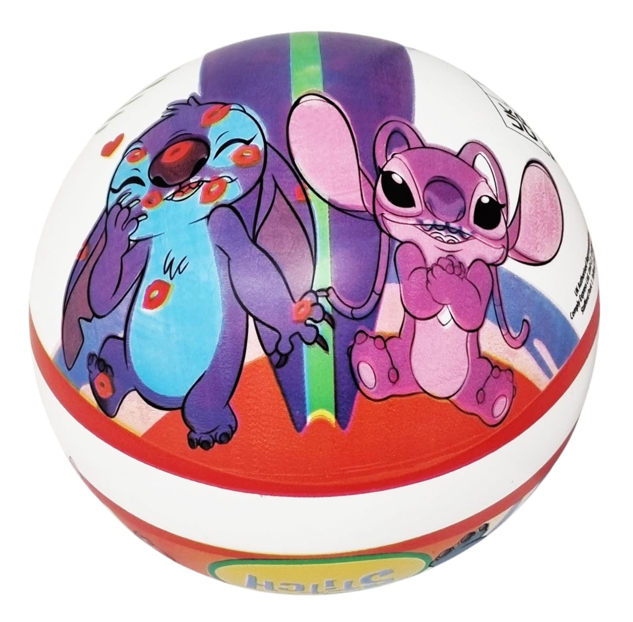 Disney Stitch Bioball Ball for Handball Sea Beach Garden 16 cm, Multi-coloured - Image 2
