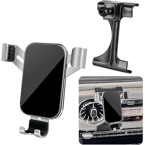 Car Phone Holder for Mercedes Benz G-Class 2025 G550 G580 G63 W463 G Wagon Auto Interior Accessories Best Cell Phones Mount Cellphone Mobile Cradle Charging Navigation Screen Stand Accessory