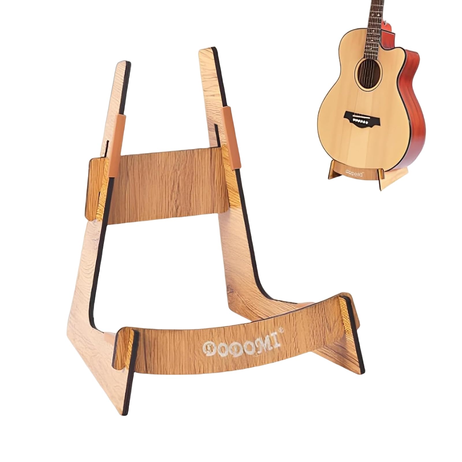 support guitare en bois