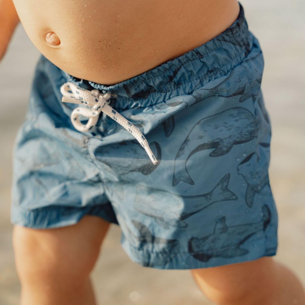 Little Dutch Badeshorts Badehose für Baby Junge - Sea blau (Gr. 62/68)