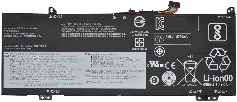 YNYNEW L17C4PB0 Replacement Battery Compatible with Flex 6-14ARR Flex 6-14IKB 5B10Q16067 L17M4PB0 5B