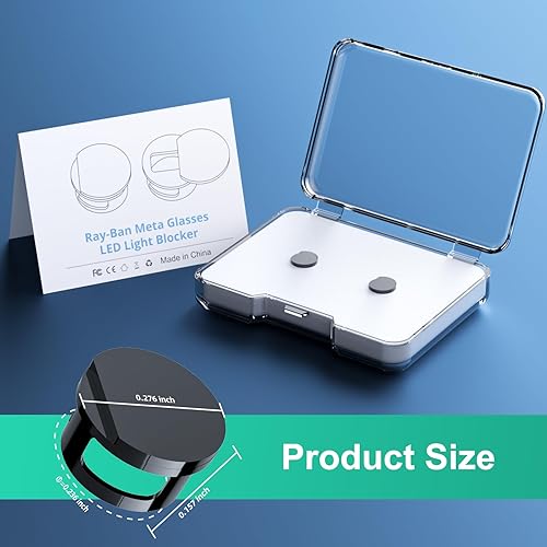 Miniatura 8 de Fundas ajustables de bloqueo de luz LED para RayBan Meta Wayfarer, Skyler, Oakley, accesorios de techo, cubierta de luz de meta, bloquea la luz