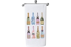 Funny Champagne Themed Towel: Elevate Your Home with Bubbly Elegance