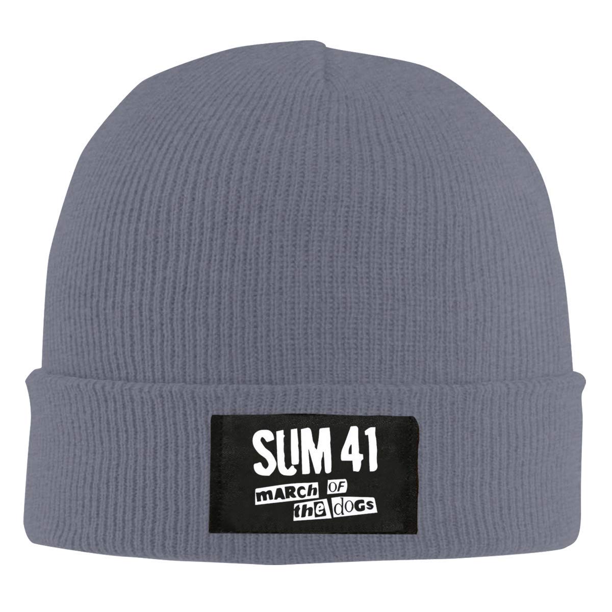 light Saber DUN Sum-41-March-of-The-Dogs Beanie Caps Skull Cap Knitting Hat Warm Winter Hedging Cap for Men Women